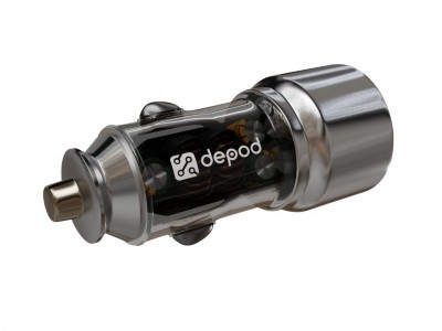 Автомобильное зарядное устройство для телефона DEPOD Limpid DCA-001, 20W+18W, USB-C+USB-A